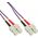 InLine Patchcord światłowodowy SC/SC, 50/125µm, OM4 0.5m (83555P)