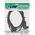 Kabel zasilający InLine Euro Typ C- Euro 8 C7 kątowy czarny 2m (16654G)