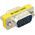 Adapter AV InLine D-Sub (SVGA) - D-Sub (SVGA) żółty (37714)