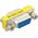 Adapter AV InLine D-Sub (VGA) - D-Sub (VGA) żółty (37724)