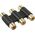 Adapter AV InLine RCA (Cinch) x3 - RCA (Cinch) x3 czarny (99319)