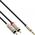 Kabel InLine Jack 3.5mm - RCA (Cinch) x2 1m srebrny (99241)