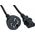Kabel zasilający InLine 3 Pin IEC C13 H05VV-F (16652D)