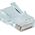 InLine Modularny wtyk 10P10C do zaciskarki, Western Jack - Ribbon Kabel 10 sztuk (73011)
