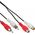 Kabel Intos RCA (Cinch) x2 - RCA (Cinch) x2 2.5m czarny (89932)