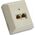 InLine Puszka ścienna 2x RJ45, 2x 8 Port (69988B)