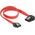 Delock SATA - SATA, 0.3m, Czerwony (83963)