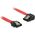 Delock SATA - SATA, 0.3m, Czerwony (83963)