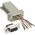 InLine Adapter 9 Pin Sub-D żeński - RJ45 żeński - 68889B