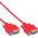 InLine DB-9 - DB-9, 2m, Czerwony (12222B)