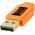 Tether Tools TPro USB 3.0 Micro-B Right Angle 4.6m/15' ORG (TET-CU61RT15-ORG)