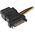 InLine SATA 15-pin - Molex x3, 0.15m, Wielokolorowy (29679)