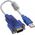 Adapter USB InLine USB - RS-232 Niebieski  (33304D)