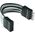 InLine USB 10 pin - USB 10 pin, 0.05m, Czarny (33440K)