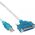 Kabel USB InLine USB-A - IEEE 1284 (LPT) 1.8 m Przezroczysty (33397I)