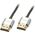 Kabel Lindy HDMI - HDMI 0.5m srebrny (41670)