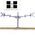 Lindy Uchwyt biurkowy na 2 monitory 14" - 20" (40697)