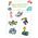 Zuzu Toys Zmywalne tatuaże dla dzieci - Pojazdy - 145659