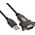 Kabel USB InLine USB-A - RS-232 0.25 m Czarny (33306I)