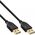 Kabel USB InLine USB-A - USB-A 5 m Czarny (34350S)