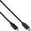 Kabel USB InLine USB-C - microUSB 1 m Czarny (35741)