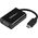 Adapter USB StarTech USB-C - VGA + USB-C Czarny  (CDP2VGAUCP)