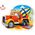 Castorland Puzzle x4 - Pojazdy budowlane (229447)