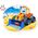 Castorland Puzzle x4 - Pojazdy budowlane (229447)