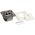 LogiLink LogiLink CAT 6A Auf und Unterputzdose vollgeschirmt RAL 901 - NP0124
