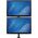 StarTech Uchwyt biurkowy na 2 monitory 13" - 27" (ARMDUALV)