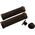 Clarks Chwyty kierownicy CLARK'S CLO201B LOCK-ON 130mm czarne klamry czarne