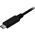 Kabel USB StarTech USB-A - USB-C 1 m Czarny (USB315AC1M)