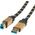 Kabel USB Roline USB-A - 0.8 m Czarny (11888900)