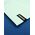 Reebok Mata do jogi RAYG-11060BLGN 173 cm x 61 cm x 0.6 cm niebieska