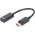 Adapter AV Digitus DisplayPort - HDMI czarny (DB-340400-001-S)