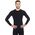 Brubeck Koszulka męska z długim rękawem Active Wool czarna r. L (LS12820)