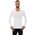 Brubeck Koszulka unisex z długim rękawem biała r. M (LS10850)