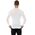 Brubeck Koszulka unisex z długim rękawem biała r. M (LS10850)
