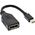 Adapter AV InLine DisplayPort Mini - DisplayPort czarny (17150S)