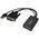 Adapter AV StarTech DVI-D - DisplayPort + USB-A czarny (DVI2DP2)