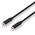 Kabel USB Digitus USB-C - USB-C 1 m Czarny (AK-300139-010-S)