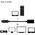 Kabel Club 3D DisplayPort - HDMI 0.2m czarny (CAC-1080)