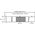 McAlpine Przyłacze harmonijkowe 50x50x1000mm FLX501MPS