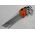 Corona Zestaw kluczy trzpieniowych torx typ L T10-T50 z otworem 9szt. (C6615)