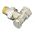 Danfoss Zawór grzejnikowy kątowy odcinający RLV-S 15 1/2" (003L0123)