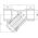 Invena Filtr mechaniczny do wody GW 3/4\\" skośny - CF-14-020