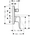 Bateria wannowa Hansgrohe Metris podtynkowe chrom (31454000)
