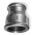 Odlewnia Zawiercie Mufa redukcyjna M2 6/4 x 5/4" czarna