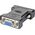 Adapter AV Goobay czarny (68030)