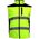 Lahti Pro Kurtka softshell ostrzegawcza z odpinanymi rękawami żółta rozmiar L (L4091903)